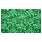 Tissu Damassé de William Morris, vert vert (Fat Quarter)