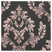 Tissu Damassé Faux Or Rose (Fermer)