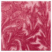 Tissu Damassé Jacobean de fleur, fuchsia et rose-clair (Fermer)