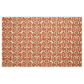 Tissu Damassé maure d'Ikat - mandarine (Fat Quarter)