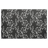 Tissu Damassé noire et blanche (Fat Quarter)
