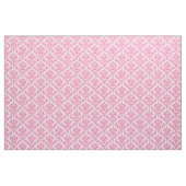 Tissu Damassé rose et blanche (Fat Quarter)