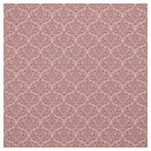 Tissu Damassé Rouge Rustique (Échantillon)