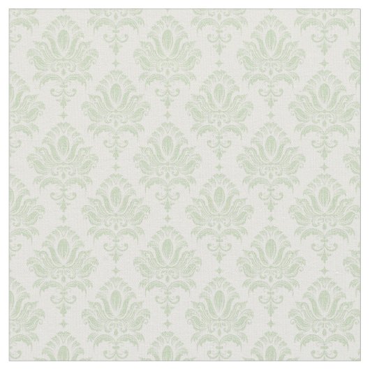 Tissu Damassé vert sauge (Fermer)