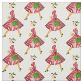 Tissu dame de noël (Échantillon)