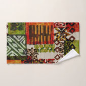 Tissu d'Amérique vintage des années 60  (Serviette à main)