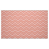Tissu d'ameublement Chevron Corail (Fat Quarter)