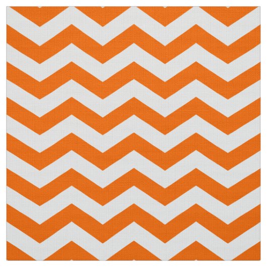 Tissu d'ameublement Chevron Orange au mètre (Échantillon)