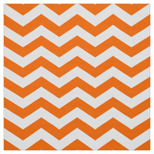 Tissu d'ameublement Chevron Orange au Yard (Échantillon)