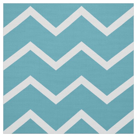 Tissu d'ameublement Chevron sarcelle (Échantillon)