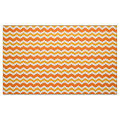 Tissu d'ameublement Orange Zig Zag au mètre (Fat Quarter)