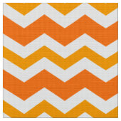 Tissu d'ameublement Orange Zig Zag au mètre (Fermer)