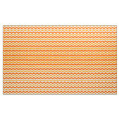 Tissu d'ameublement Orange Zig Zag au mètre (Yard)