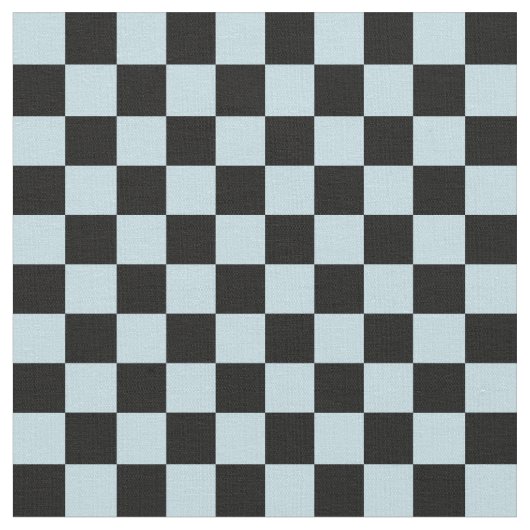 Tissu Damier bleu et noir (Fermer)