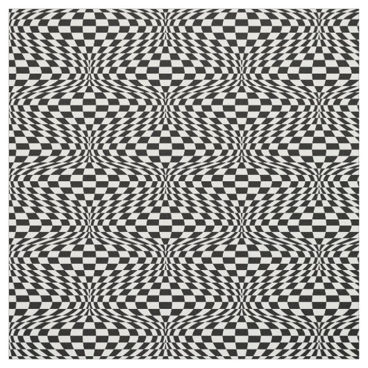 Tissu Damier d'art op (Échantillon)