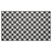 Tissu Damier de la moitié du siècle - noir et blanc (Fat Quarter)
