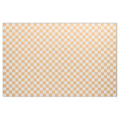 Tissu Damier pêche et blanc (Fat Quarter)