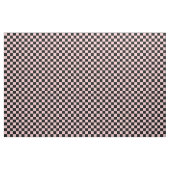 Tissu Damier pêche et noir (Fat Quarter)