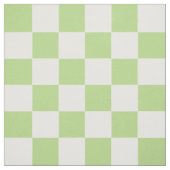 Tissu Damier vert pâle et blanc (Échantillon)