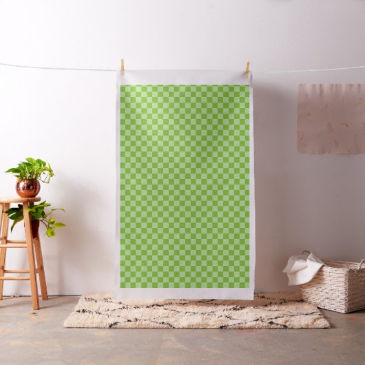 Tissu Damier vert pomme (In Situ)