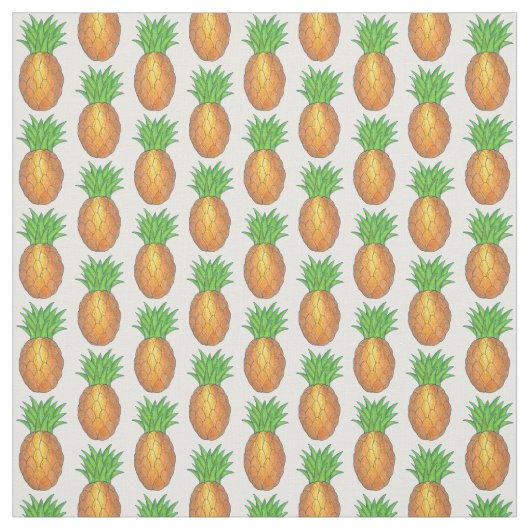 Tissu d'ananas tropique (Échantillon)
