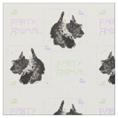 Tissu Dancing Scottish Terrier (Fermer)