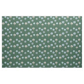 Tissu Dandelions Horloges Dandelion Photo Imprimer Vert (Fat Quarter)