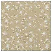 Tissu Dandelions sur l'or (Fermer)