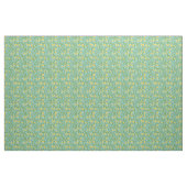 Tissu Dandelions, vert, jaune et bleu (Yard)