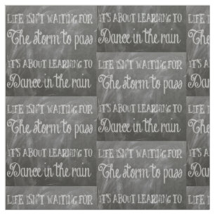 Tissu Danse dans la copie de tableau de citation de