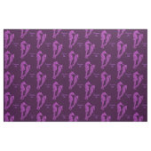 Tissu Danse Des Hippocampes (Violet) (Fat Quarter)