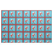 Tissu Danse latine de disco de Salsa de couples de danse (Fat Quarter)