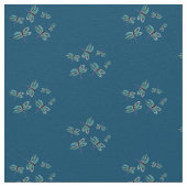 Tissu Danser des insectes Dancing Turquoise Dragonfly (Détail)