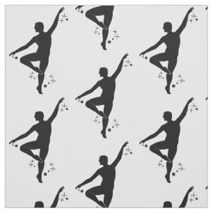 Tissu Danseur masculin avec des étoiles