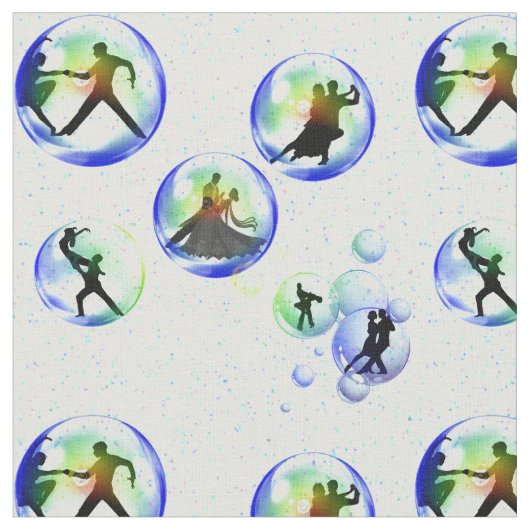 Tissu Danseurs de bulle (Fermer)
