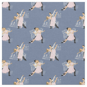 Tissu Danseurs De Salle De Bal Avec Musique