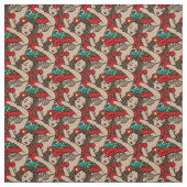 Tissu Danseurs hawaïens de danse polynésienne (Échantillon)