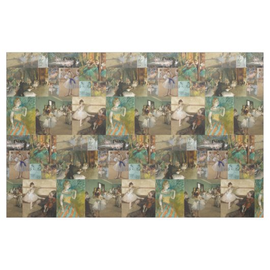 Tissu Danseuses de ballet Élégantes Dessins (Fat Quarter)