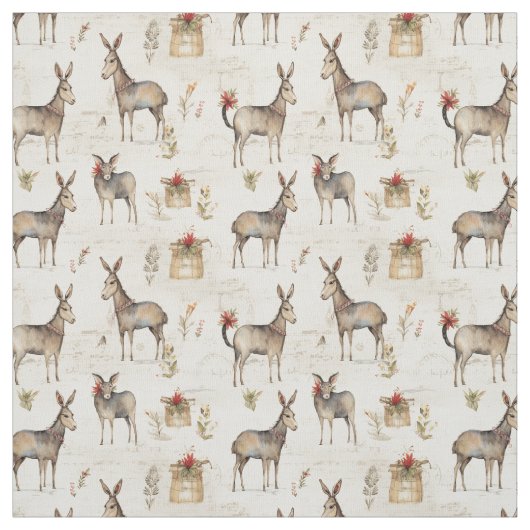 Tissu Dapper Donkey : Whimsy Donkey (Échantillon)