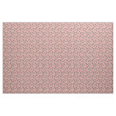 Tissu Dappy Dachshund vintage flores roses (Yard)