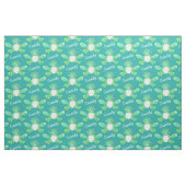 Tissu d'aquarelle de grenouille verte (Fat Quarter)