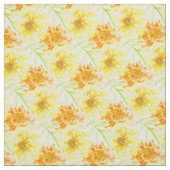 Tissu d'aquarelle jaune vert marigold (Échantillon)