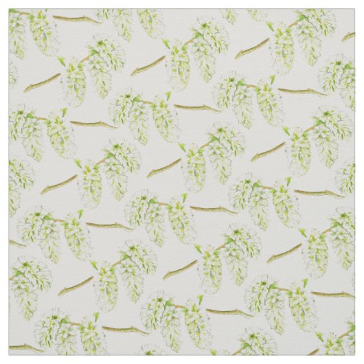 Tissu d'aquarelle vert printemps (Échantillon)