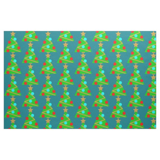 Tissu d'arbre de Noël (Fat Quarter)
