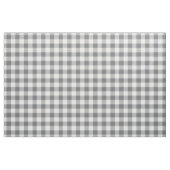 Tissu Dark Grey & White Plaid Gingham (Fat Quarter)