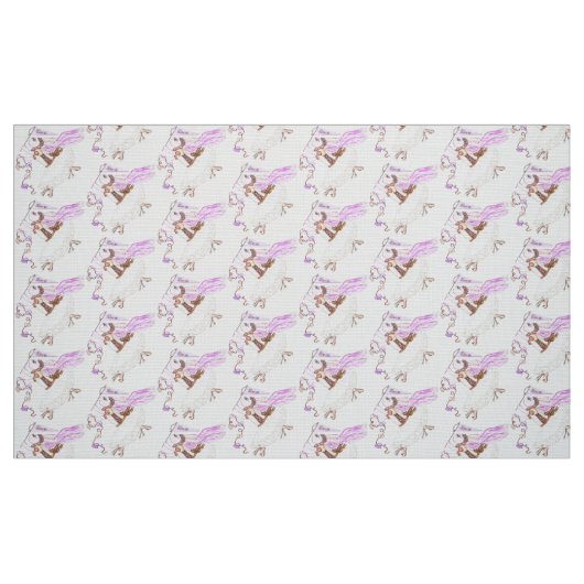 Tissu d'armure de polyester de lapin d'amour de (Fat Quarter)