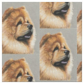 Tissu d'art Chow Chow Dog (Fermer)