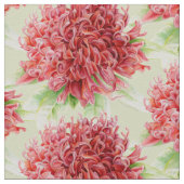 Tissu d'art d'aquarelle de Waratah (Détail)