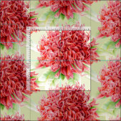 Tissu d'art d'aquarelle de Waratah (Carreau)