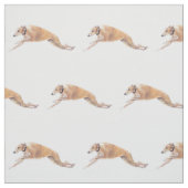 Tissu d'art de chien courant de lévrier (Échantillon)